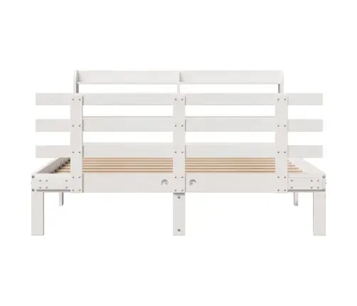 Lovos Rėmas Su Galvūgaliu Be Čiužinio, Baltas, 120X200Cm