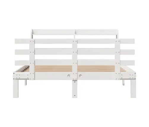 Voodiraam Peatsiga Ilma Madratsita Valge 140X200 Cm