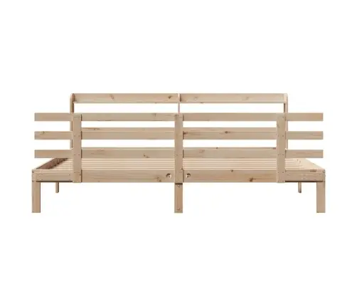 Lovos Rėmas Su Galvūgaliu, 180X200cm Pušis