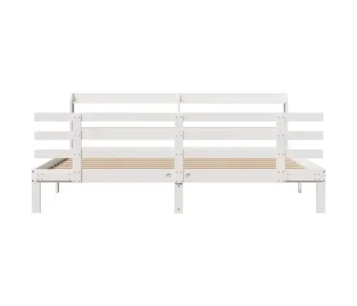 Voodiraam Peatsiga Ilma Madratsita Valge 200X200 Cm