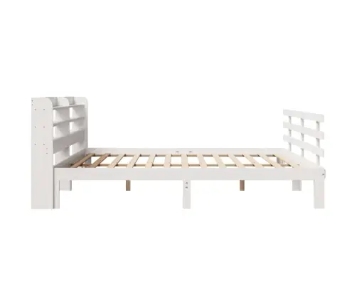 Voodiraam Peatsiga Ilma Madratsita Valge 200X200 Cm