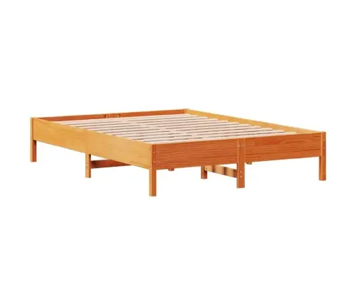 Voodiraam Ilma Madratsita, Vahapruun, 160 X 200 cm Männipuit Voodiraam Ilma Madratsita, Vahapruun, 160 X 200 cm Männipuit