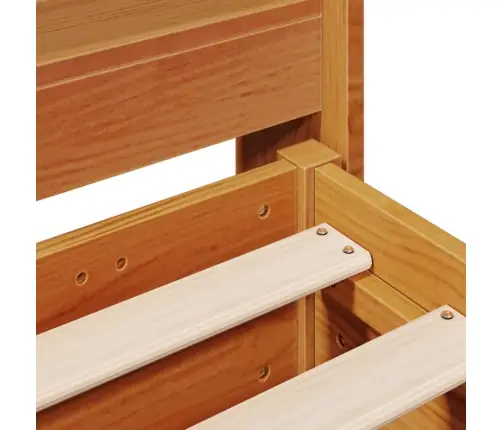 Voodiraam Ilma Madratsita, Vahapruun, 160 X 200 cm Männipuit Voodiraam Ilma Madratsita, Vahapruun, 160 X 200 cm Männipuit