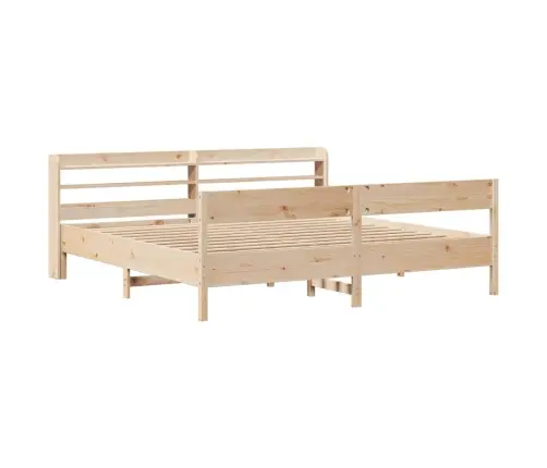 Lovos Rėmas Be Čiužinio, 200X200cm Pušies Medienos Masyvas
