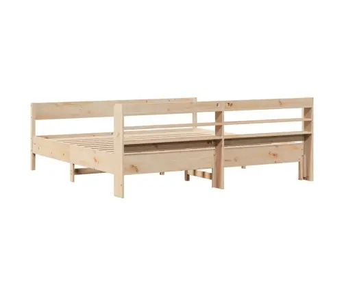 Lovos Rėmas Be Čiužinio, 200X200cm Pušies Medienos Masyvas