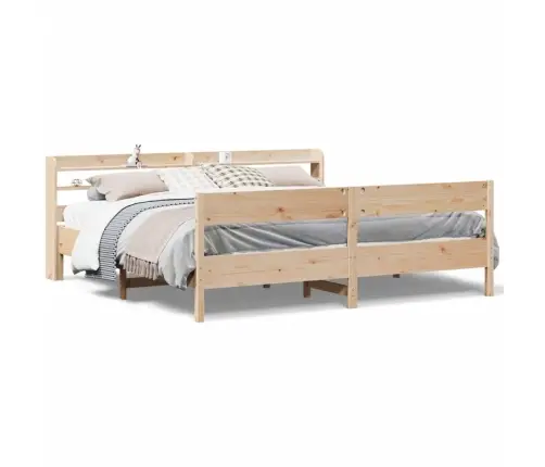 Lovos Rėmas Be Čiužinio, 180X200cm Pušies Medienos Masyvas