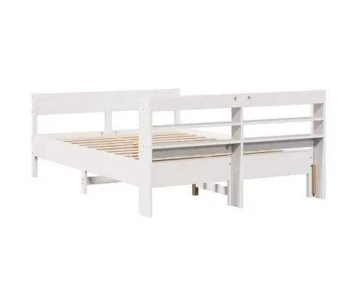 Lovos Rėmas Be Čiužinio, Baltas, 160X200cm Pušies Masyvas