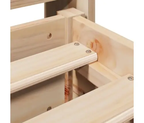 Lovos Rėmas Be Čiužinio, 150X200cm Pušies Medienos Masyvas