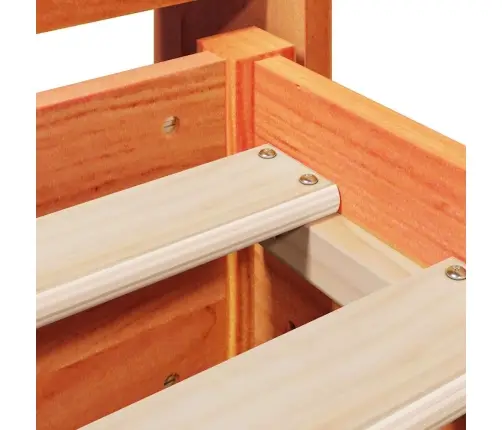 Lovos Rėmas Be Čiužinio, Vaško Ruda, 120X200cm Pušis