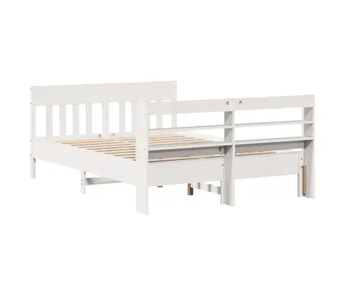 Lovos Rėmas Be Čiužinio, Baltas, 160X200cm Pušies Masyvas