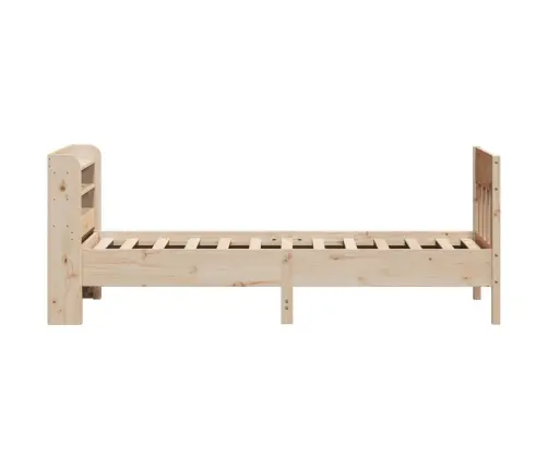 Gulta Bez Matrača, 90X200 Cm, Priedes Masīvkoks Vidaxl