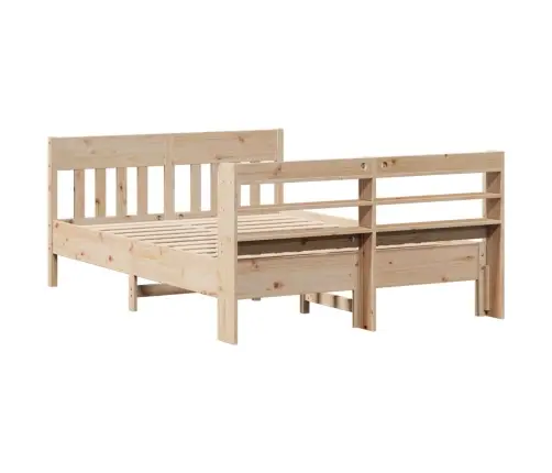 Gulta Bez Matrača, 140X190 Cm, Priedes Masīvkoks Vidaxl