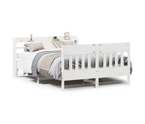 Lovos Rėmas Be Čiužinio, Baltas, 120X190cm Pušies Masyvas