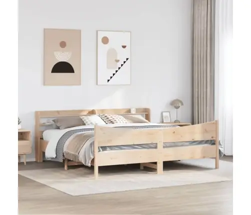 Voodiraam Peatsiga, 180 X 200 cm Männipuit