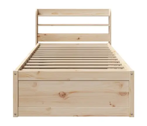 Voodiraam Peatsiga, 90 X 190 cm Männipuit