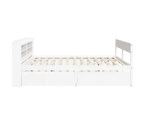 Voodiraam Ilma Madratsita, Valge, 180 X 200 cm Männipuit