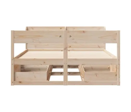 Lovos Rėmas Be Čiužinio, 160X200cm Pušies Medienos Masyvas