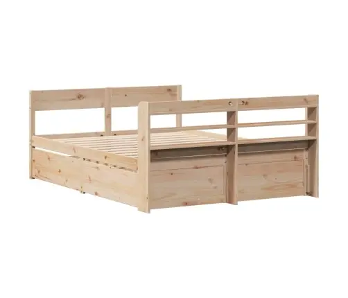 Lovos Rėmas Be Čiužinio, 120X200cm Pušies Medienos Masyvas