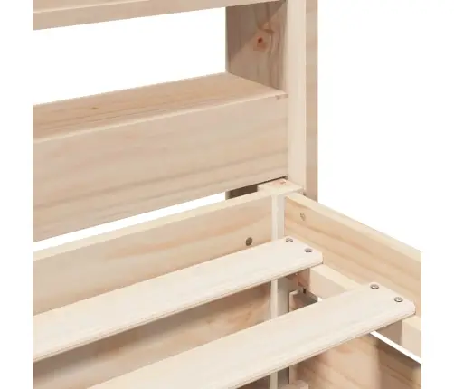 Voodi Ilma Madratsita, 100 X 200 cm Männipuit