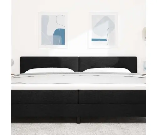 Led Peatoed Led -Ribatuledega Peaga Must 200 Cm Polüester