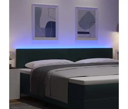 Led Gultas Galva Zaļa 200 Cm Poliesters Vidaxl