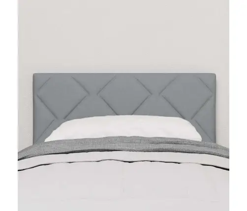 Led Galvas Balsts Dimanta Bloku Dizains Gaiši Pelēks 80 Cm Audums Vidaxl