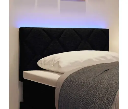 Led Gultas Galva Dimanta Bloku Dizainā Melnā Krāsā 80 Cm Audums Vidaxl