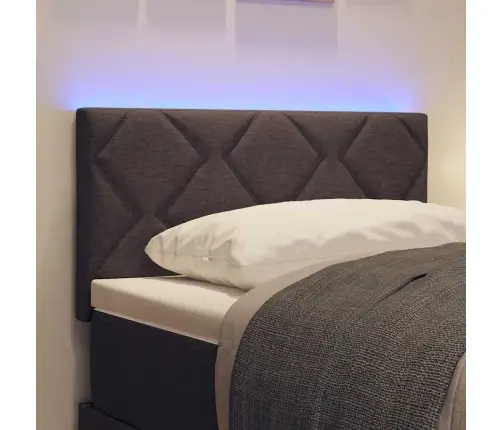 Galvūgalis Su Led Juostelių Žibintais Ruda 80 Cm Audinys