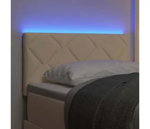 Led Gultas Galvas Atzveltnis Dimanta Bloku Dizainā Krēmkrāsā 80 Cm Audumu Vidaxl Led Gultas Galvas Atzveltnis Dimanta Bloku Dizainā Krēmkrāsā 80 Cm Audumu Vidaxl