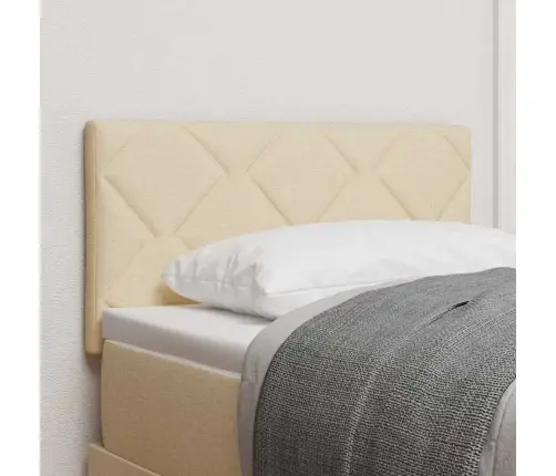 Led Gultas Galvas Atzveltnis Dimanta Bloku Dizainā Krēmkrāsā 80 Cm Audumu Vidaxl Led Gultas Galvas Atzveltnis Dimanta Bloku Dizainā Krēmkrāsā 80 Cm Audumu Vidaxl