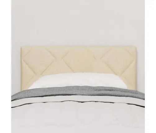 Led Gultas Galvas Atzveltnis Dimanta Bloku Dizainā Krēmkrāsā 80 Cm Audumu Vidaxl Led Gultas Galvas Atzveltnis Dimanta Bloku Dizainā Krēmkrāsā 80 Cm Audumu Vidaxl