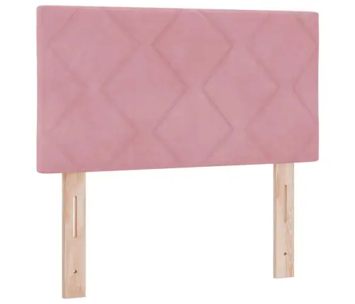 Led Peaplaat Led -Ribatuledega Geomeetriline Roosa 80 Cm Samet