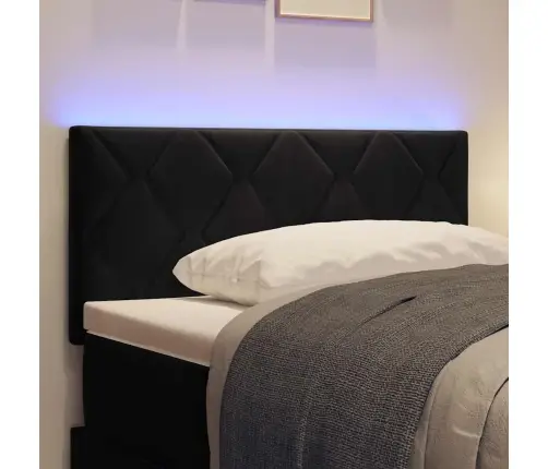 Led Galvas Klājs - Dimanta Bloku Dizains, Melns, 90 Cm Vidaxl