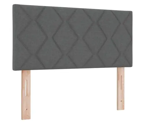 Led Galvas Balsts Dimanta Bloku Dizains Tumši Pelēks 100 Cm Audums Vidaxl