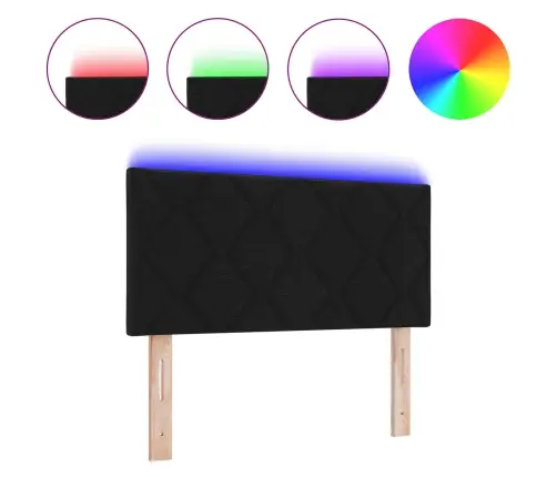 Led Gultas Galva Dimanta Bloku Dizains Melnā 100 Cm Audumā Vidaxl