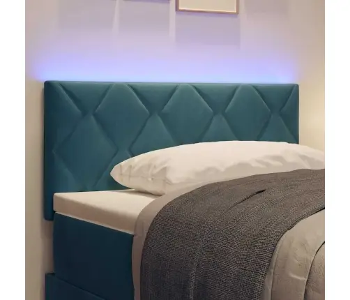 Led Galvgalis Ar Dimanta Bloku Dizainu, Tumši Zils, 100 Cm Vidaxl