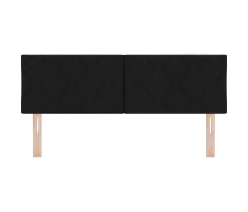 Galvūgalis Su Led Juostelių Žibintais Juoda 144 Cm Audinys