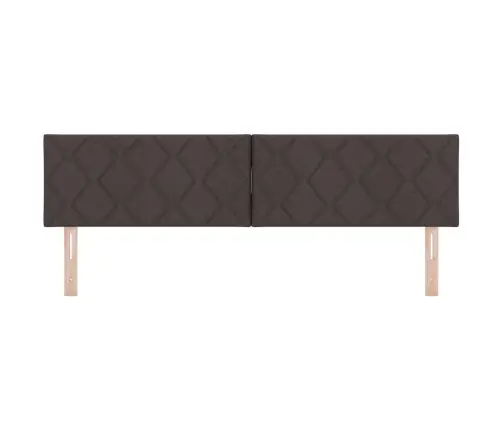 Led Gultas Galva Dimanta Bloku Dizains Tumši Brūna 180 Cm Audums Vidaxl