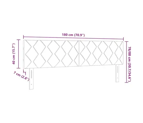 Led Peatoed Peaga Tumesinine 180 Cm Kunstnahk