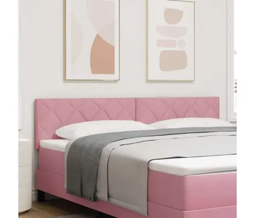 Led Gultas Galva Rozā 180 Cm Mākslīgā Āda Vidaxl