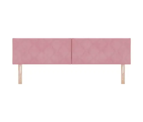 Led Gultas Galva Rozā 180 Cm Mākslīgā Āda Vidaxl