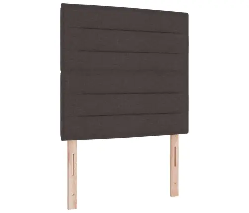 Led Peatoed Led -Ribatuledega Peaga Tume Pruun 80 Cm Polüester