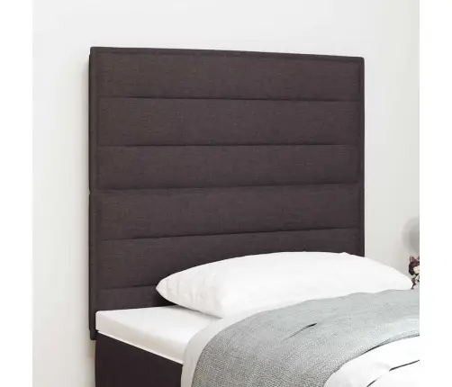 Led Peatoed Led -Ribatuledega Peaga Tume Pruun 90 Cm Polüester