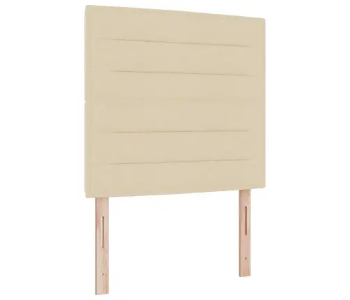 Led Gultas Galva Ar Galvas Klāju Krēmkrāsa 90 Cm Poliesters Vidaxl