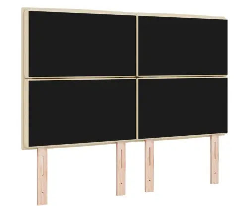 Led Gultas Galva Ar Galvas Klāju Krēmkrāsa 144 Cm Poliesters Vidaxl