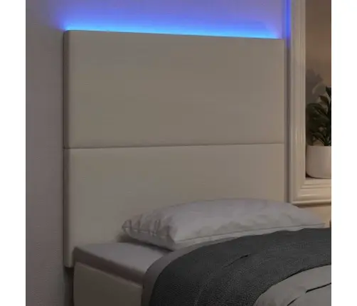 Led Gultas Galva Ar Galvas Klāju Krēmkrāsa 80 Cm Poliesters Vidaxl