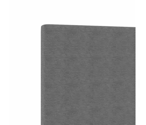 Led Gultas Galva Ar Galvas Klāju Gaiši Pelēks 90 Cm Poliesters Vidaxl