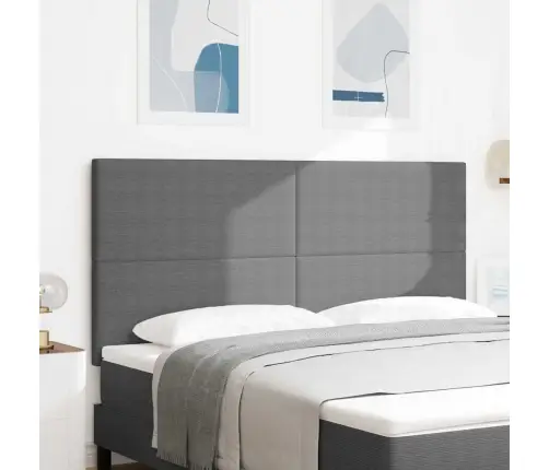 Led Gultas Galva Ar Galvas Klāju Gaiši Pelēks 180 Cm Poliesters Vidaxl