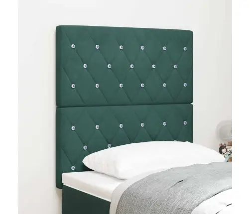 Led Galvūgalis Su Galvūgalio Tamsiai Žalia 80 Cm Poliesteris