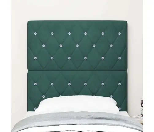 Led Galvūgalis Su Galvūgalio Tamsiai Žalia 80 Cm Poliesteris